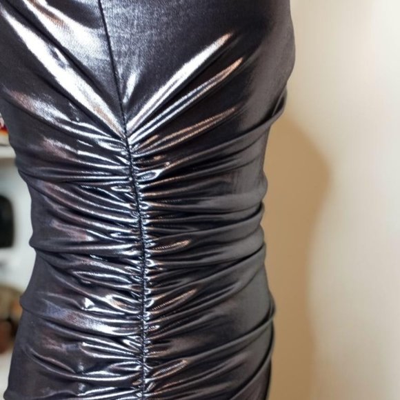 2B Bebe Metallic Mini Dress - Picture 3 of 3